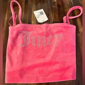 Juicy Couture Hot Pink Top with Rhinestones